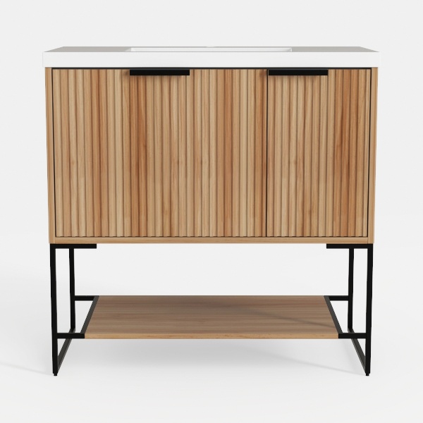 Modern, Free Standing Cabinet, Black Sideboard and