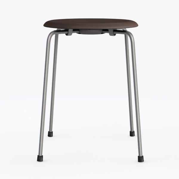 Felix Collection 18 in. Stool, Grey Metal Frame, M