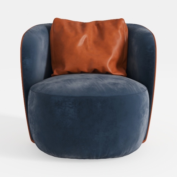 Faux Leather Swivel Armchair Set of 2 No Assembly