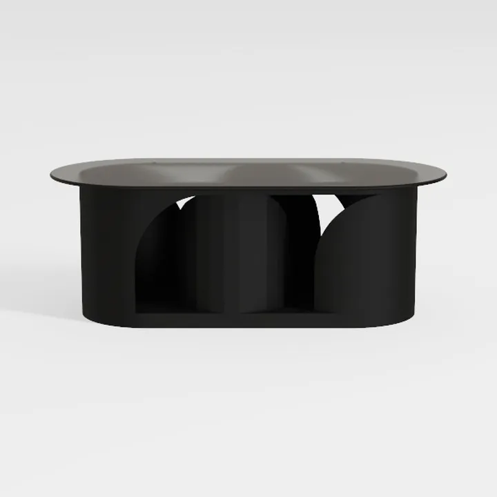 Tribesigns Black Console Table, 47-Inch Entryway