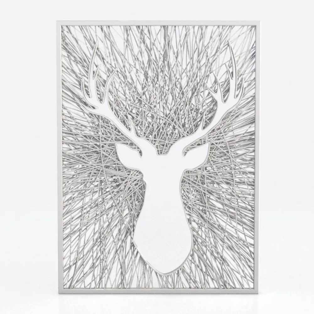 Abstract Tree Canvas Wall Art: Gray Tree Painting