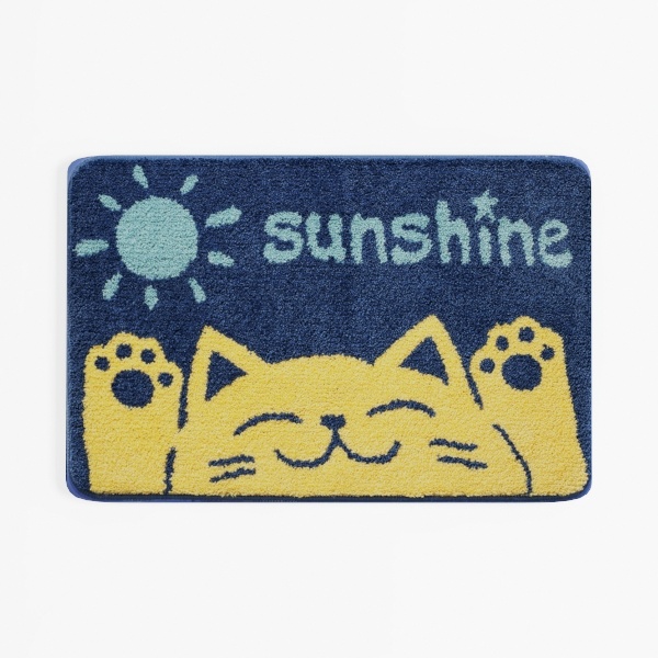 LOCHAS Fluffy Navy Bedroom Rug 2.6&#39; x 5.3&#39;, Shaggy