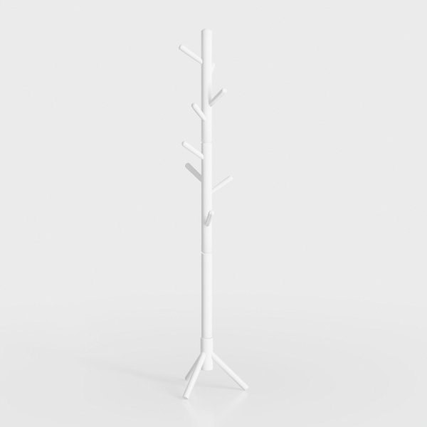 Solid Wood Coat Stand - Tree Stands with 3 Section