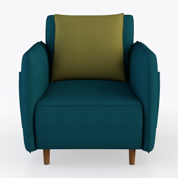 Jennifer Taylor Home Mamba 28&quot; Patchwork Accent Ch