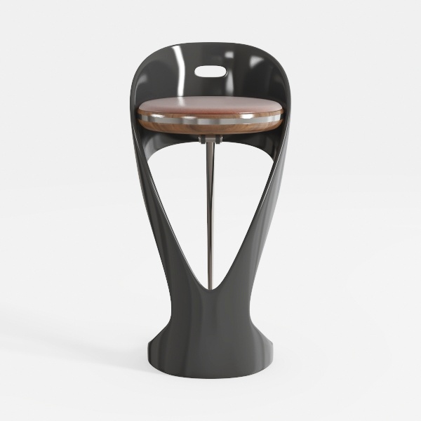 Sedia pieghevole portatile per adulti, sgabello pieghevole per cucina, casa, campeggio, interni ed esterni, sedile pieghevole (nero, 1 pezzo)