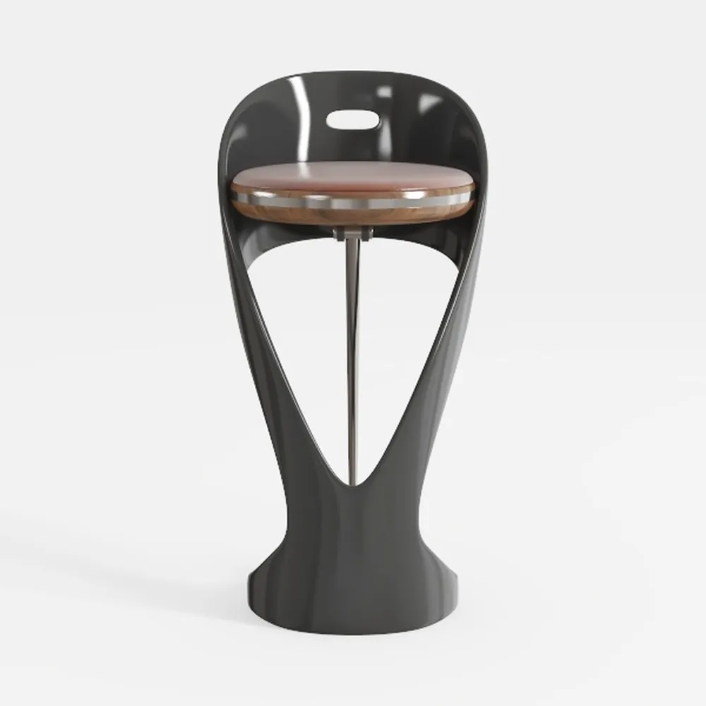 Sedia pieghevole portatile per adulti, sgabello pieghevole per cucina, casa, campeggio, interni ed esterni, sedile pieghevole (nero, 1 pezzo)