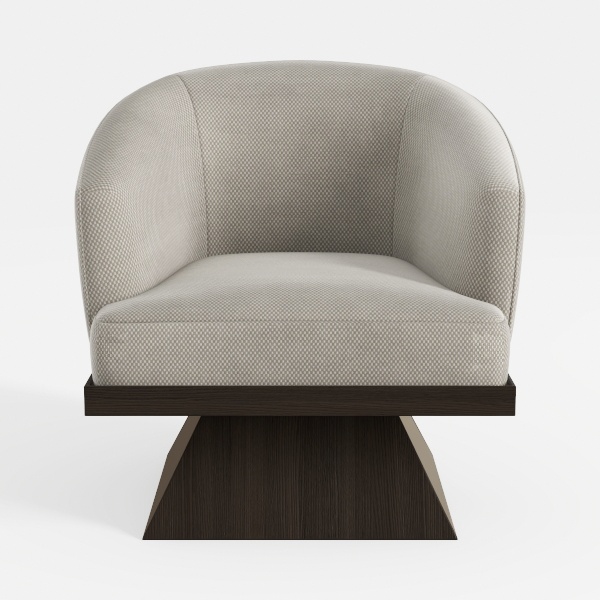 Jofran Lulu Mid-Century Modern Upholstered Casual 