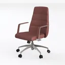 Lightweight Swivel Home Office Chair|Reclining and Left 45 Degree View