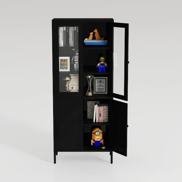 Aobabo Metal 3 Drawers Lateral File Storage