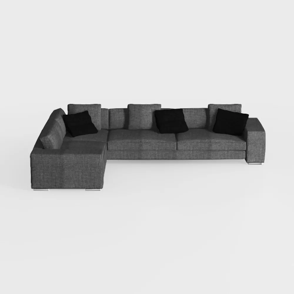 HONBAY Sectional Couch with Pull Out Bed,