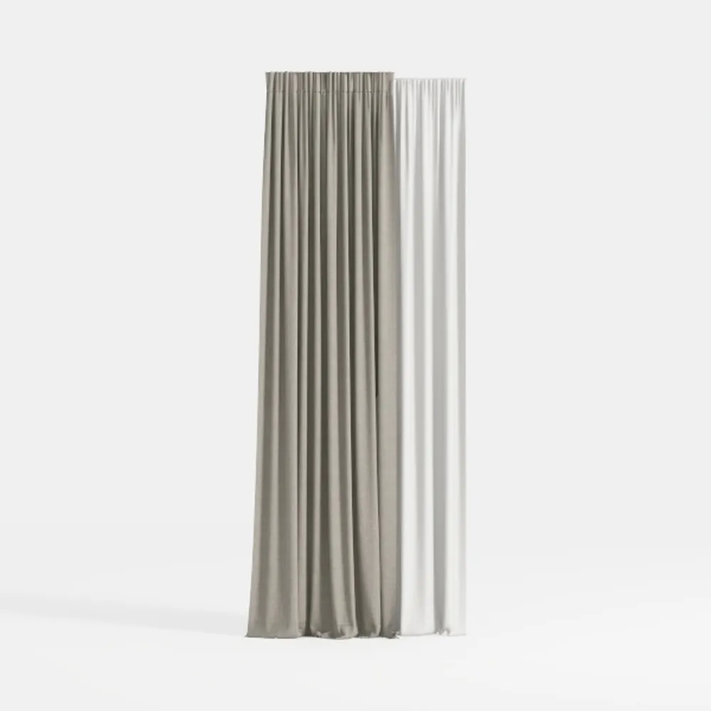 Joydeco Blackout Curtains for Bedroom - Natural