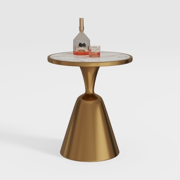 Deco 79 Metal Side End Accent Table End Table with