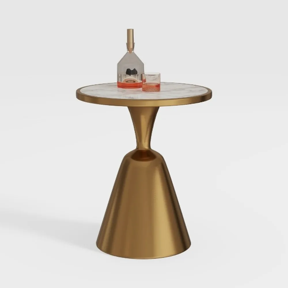 Deco 79 Metal Side End Accent Table End Table with