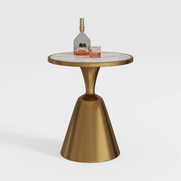 Deco 79 Metal Side End Accent Table End Table with