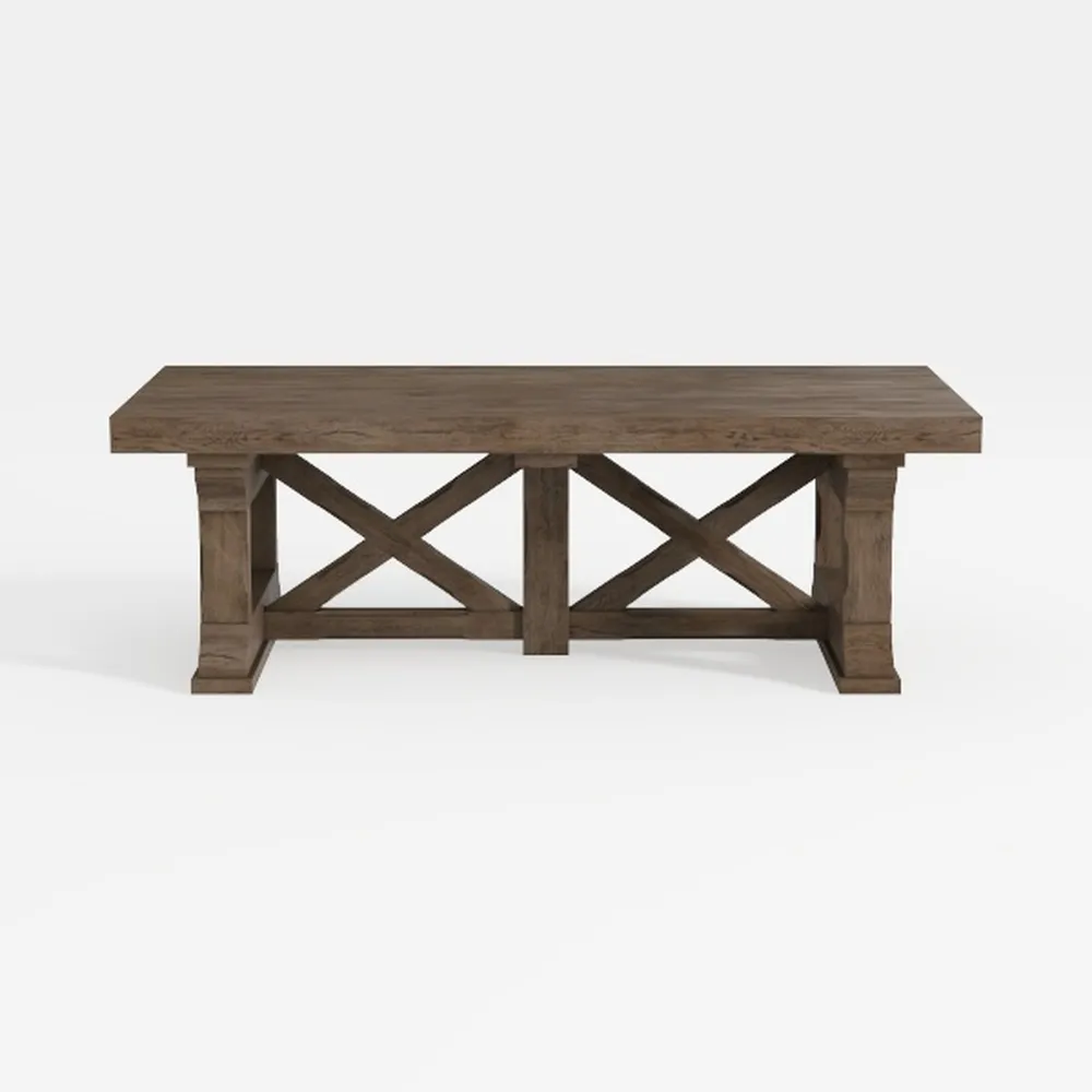 Farmhouse Coffee Table Sets 2 Pieces, Large End