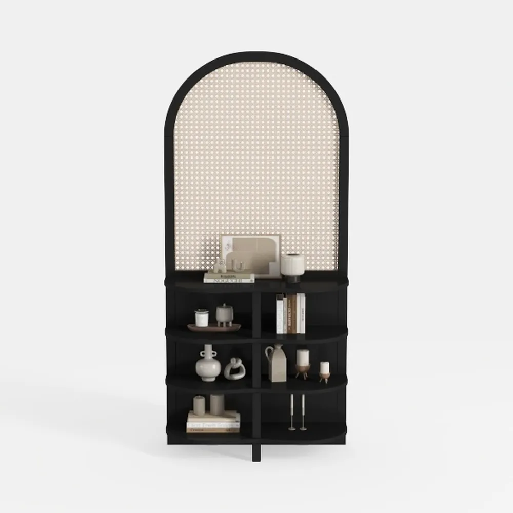 YITAHOME 65 Inch Arched Kitchen Pantry Cabinet