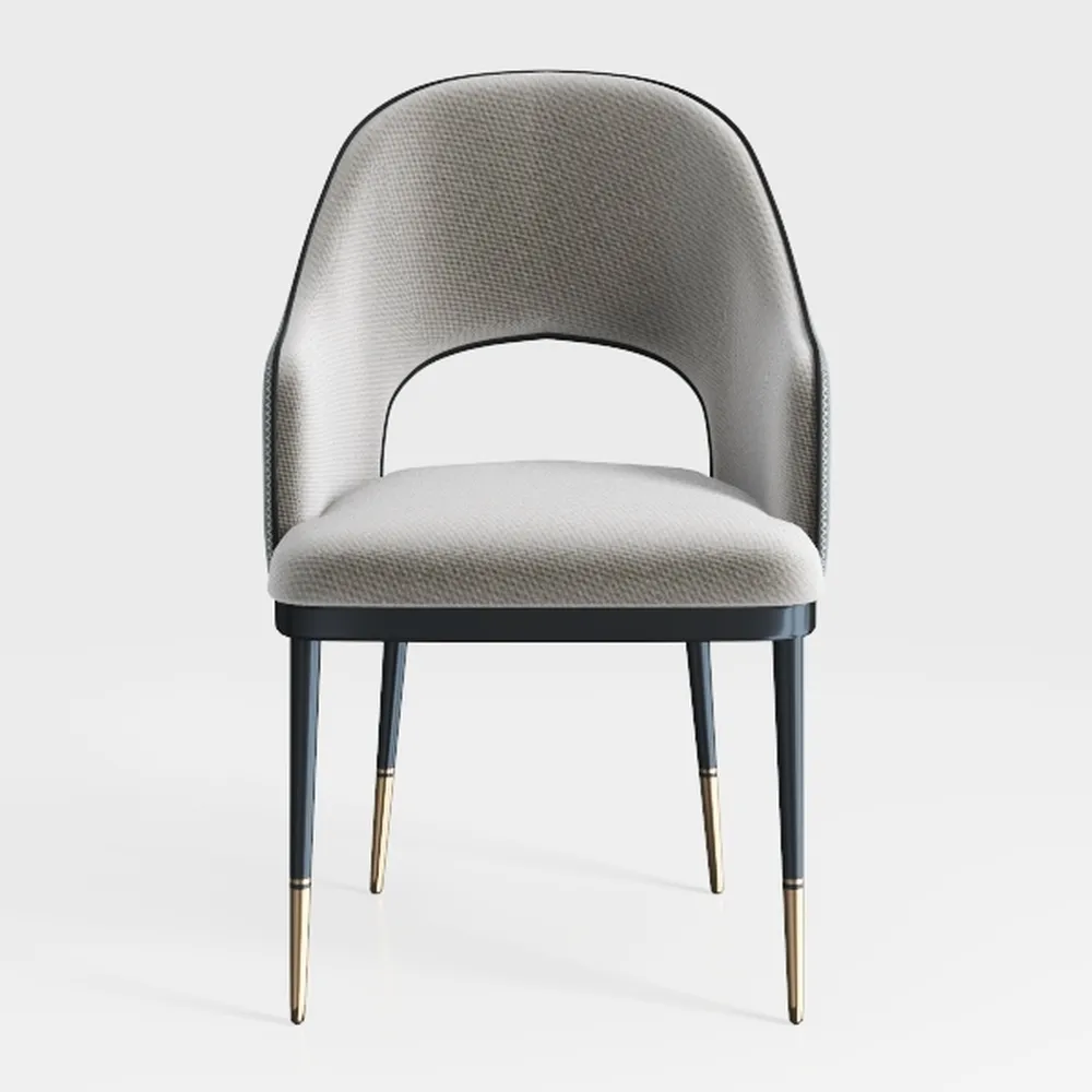 Dining Chair 2 Piece Set, Modern Leather Bedroom