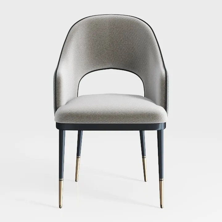 Dining Chair 2 Piece Set, Modern Leather Bedroom