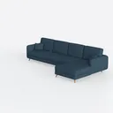 103.5" Oversized Sectional Couch, L Shaped Couch Left 45 Degree View