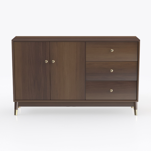 EROMMY 55&quot; Rattan Sideboard Buffet Cabinet