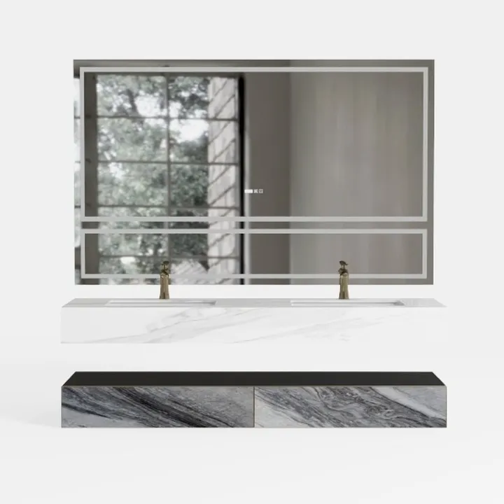 ExBrite LED Lighted Bathroom Medicine Cabinet with