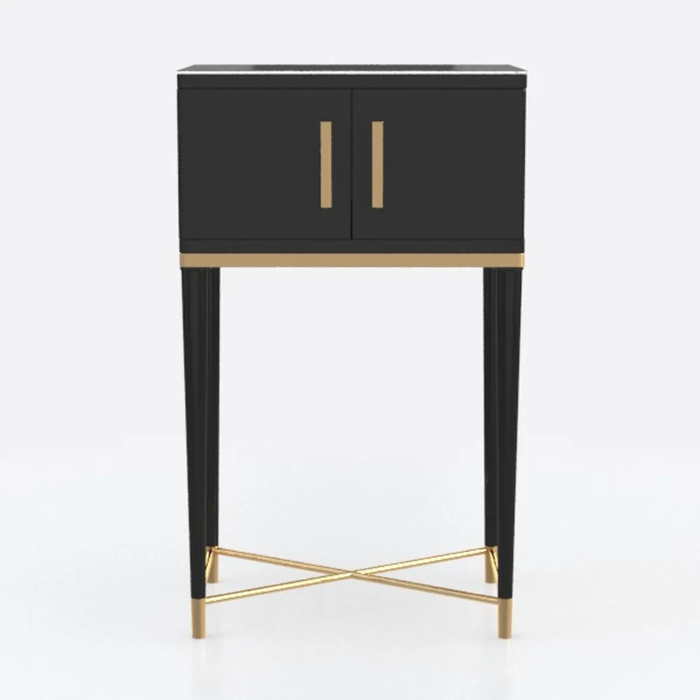 LAATOOREE Nightstands Set of 2, Small Side Table