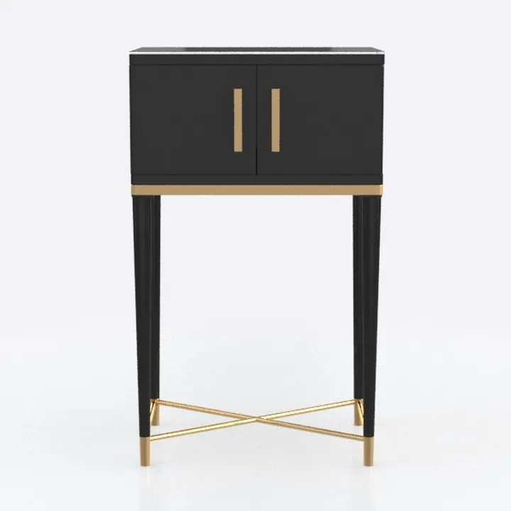LAATOOREE Nightstands Set of 2, Small Side Table