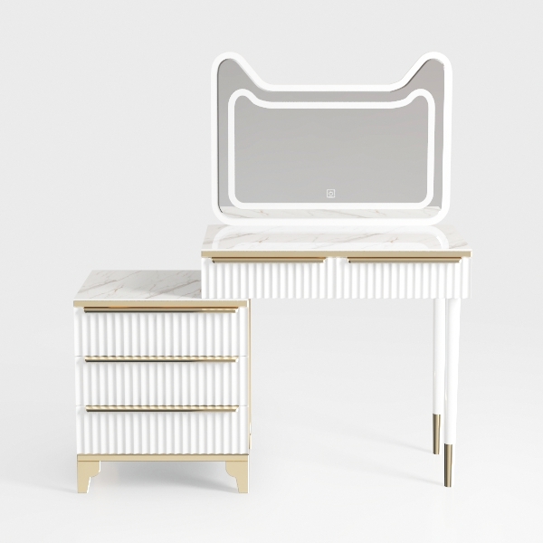 Khaki 2-Piece Velvet Round Ottoman with Storage Up