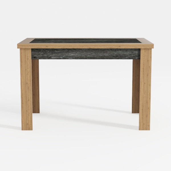 Large Square Ottoman Coffee Table, Linen Solid 