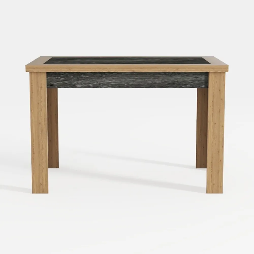 Large Square Ottoman Coffee Table, Linen Solid 