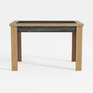 Large Square Ottoman Coffee Table, Linen Solid 