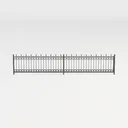 wrought iron fence-Cozy Garden Fences & Gates Front View