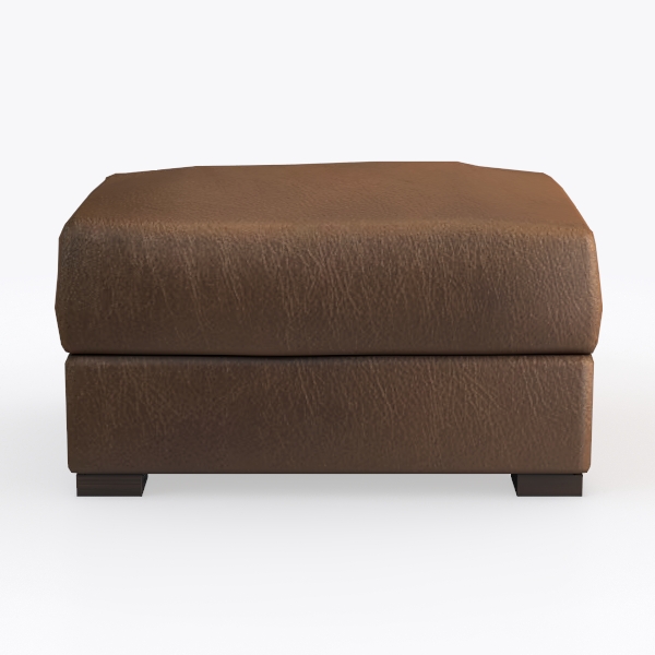 Maxwell Leather Ottoman