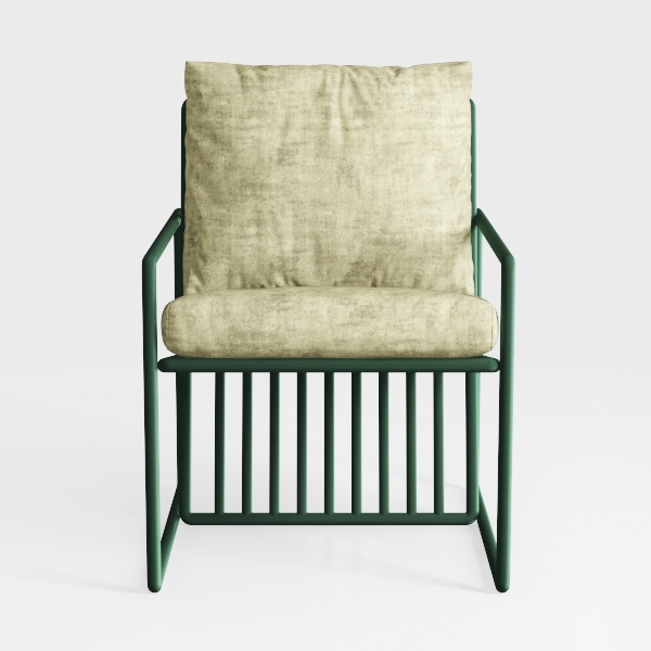 Modern Cantilevered Dining Chairs, Set of 2, Mid