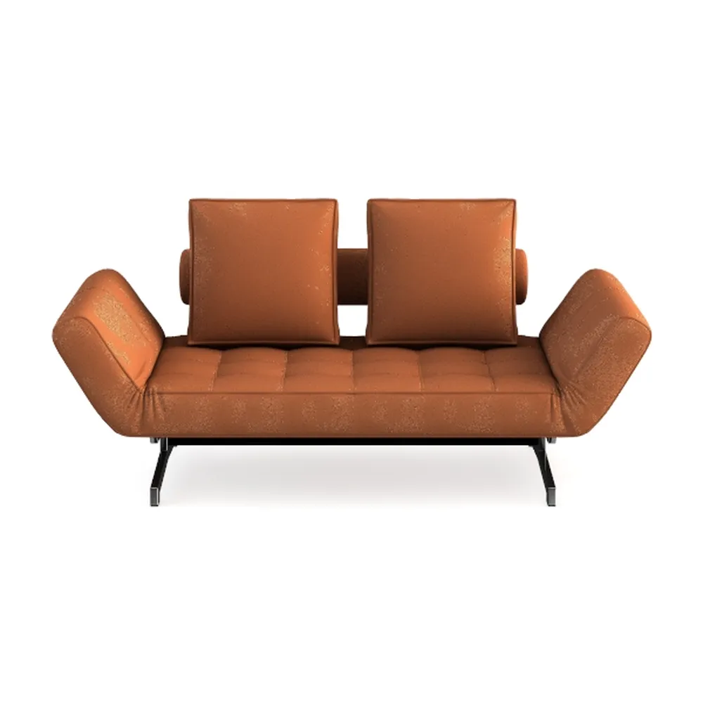 IDEALHOUSE 75" Futon Sofa Bed, Mid-Century