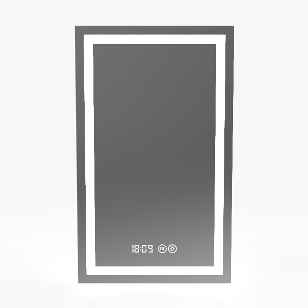 24x36 Inch Gold LED Bathroom Mirror with Front and