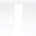 Modern LED Backlit Bathroom Wall Mirror 3D Model Right 45 Degree View