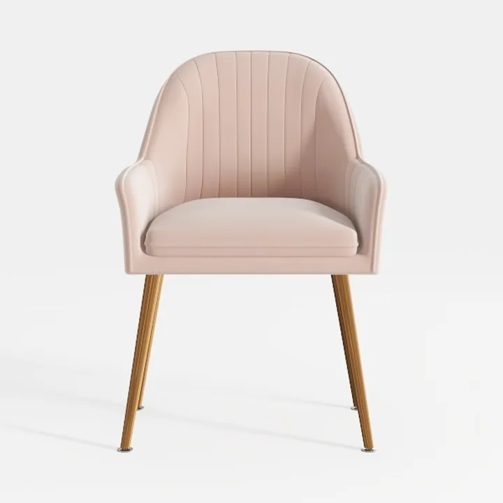 Soft Velvet Dining Chair Negotiate Tea Shop