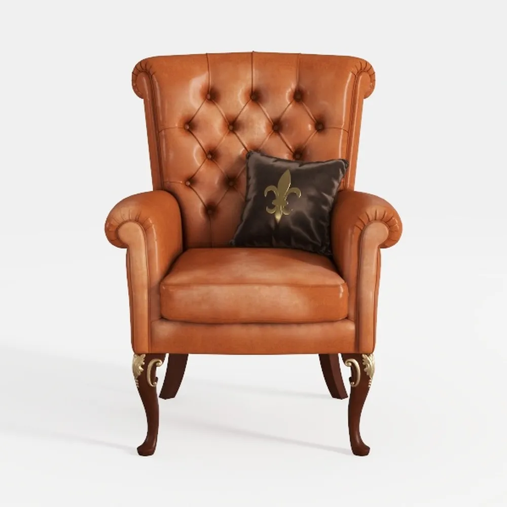 PU Leather Dining Chairs Set of 6 Mid Century