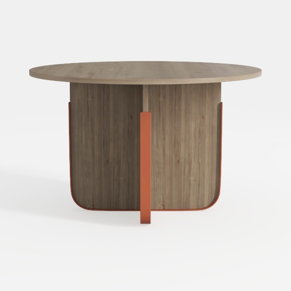 47.3&quot; Round Folding Dining Table for 4-8, Wood