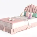 American Eagle B-D083-PNK-TW Modern Cute Princess  Left 45 Degree View
