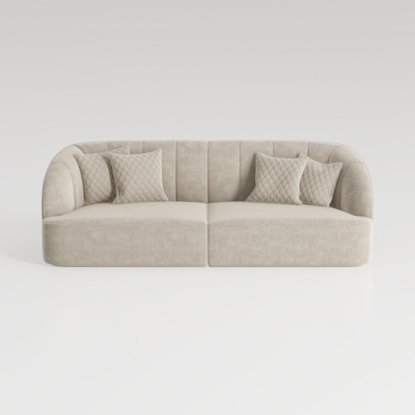 Manhattan Comfort Verandah 112” Chenille Sofa with