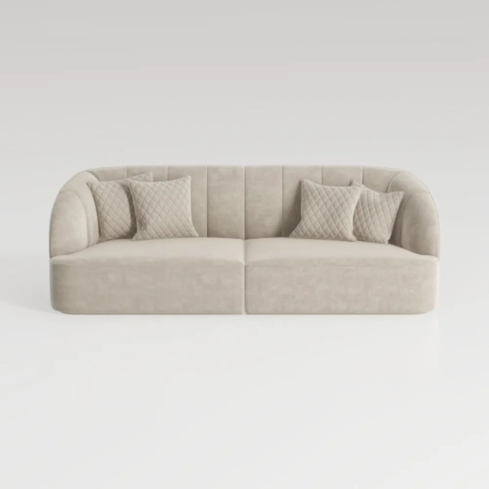 Manhattan Comfort Verandah 112” Chenille Sofa with