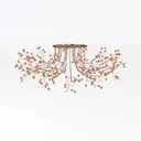Copper Metal Artistic Branch Chandelier 3D Model Left 45 Degree View