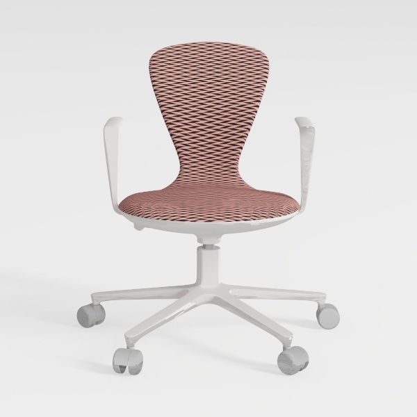 Orange Factory Criss Cross Chair Wheels Wide