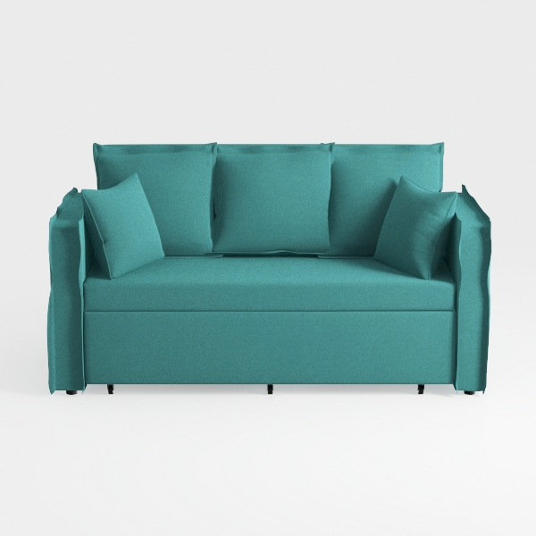 LEVNARY Three-Seat Velvet Sofa, Large Sofa Classic