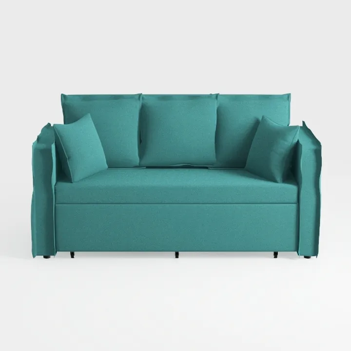 LEVNARY Three-Seat Velvet Sofa, Large Sofa Classic