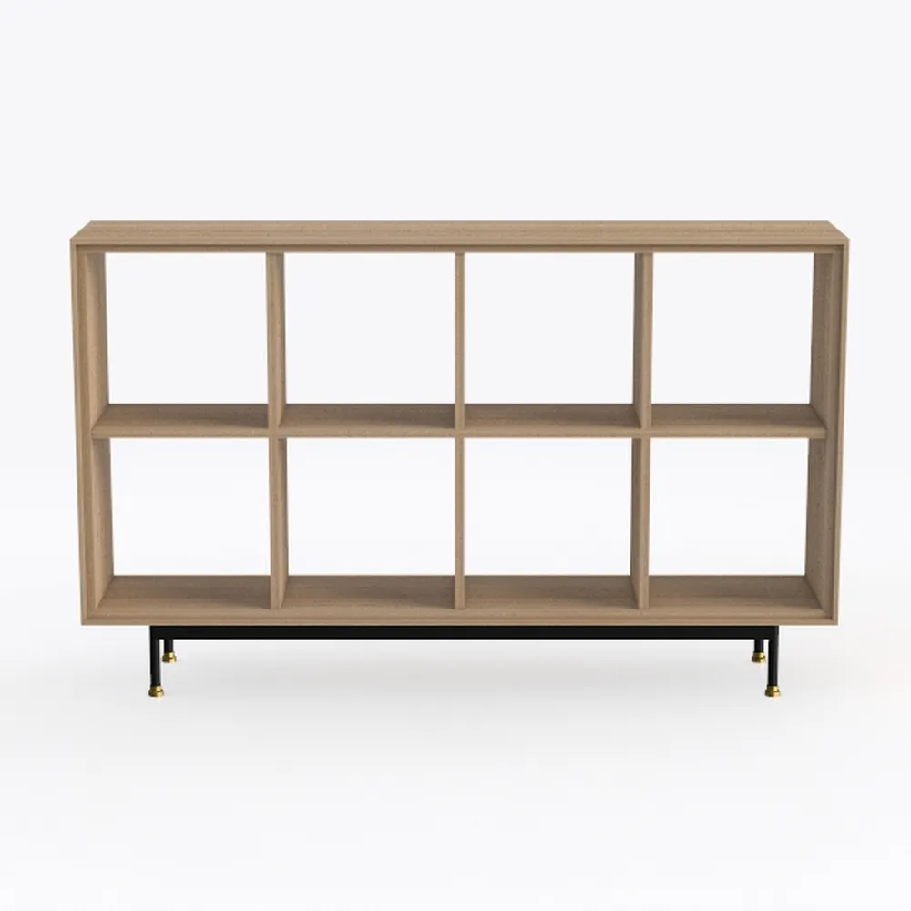 LOKO 6 Cube Bookcase, 3-Tier Floor Open Bookshelf