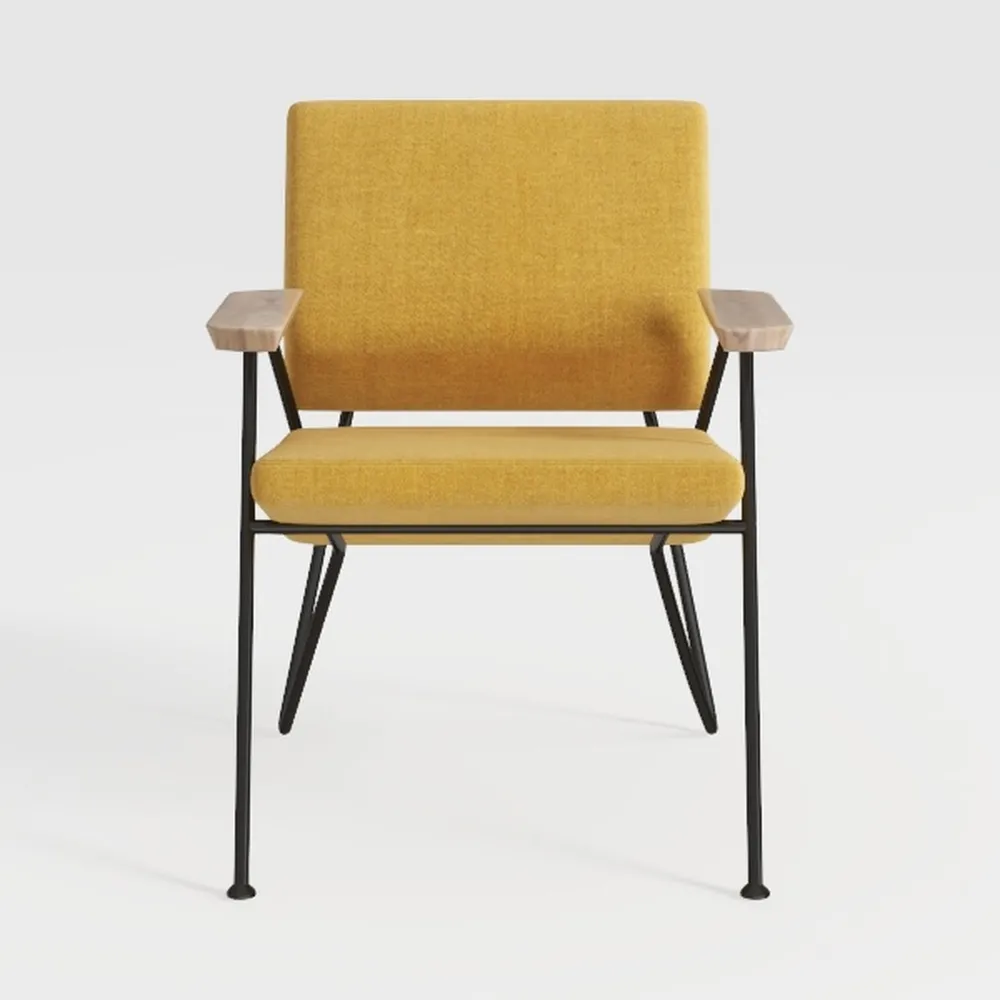 GOFLAME Mid-Century Accent Sofa Chair, Modern Line