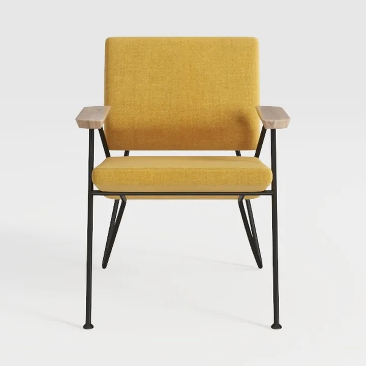 GOFLAME Mid-Century Accent Sofa Chair, Modern Line
